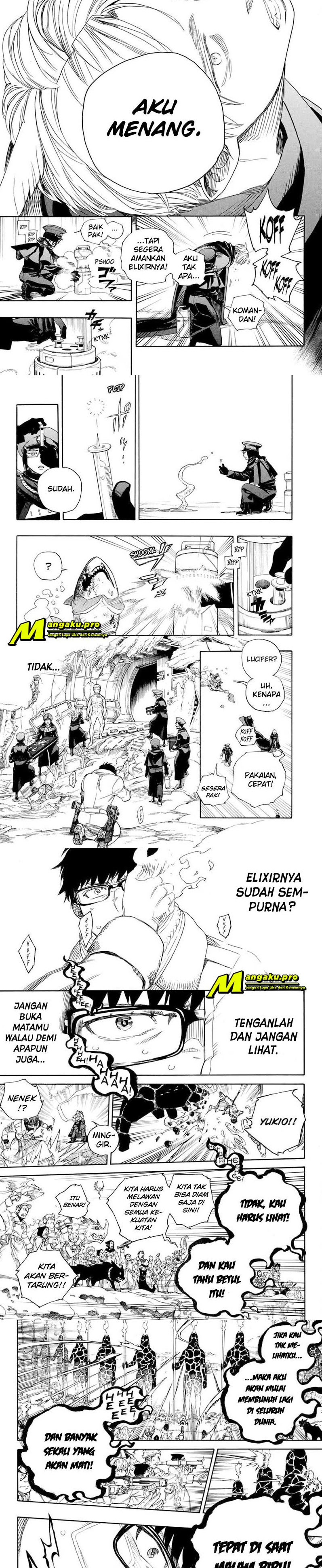 Ao no Exorcist Chapter 129.2 Gambar 2