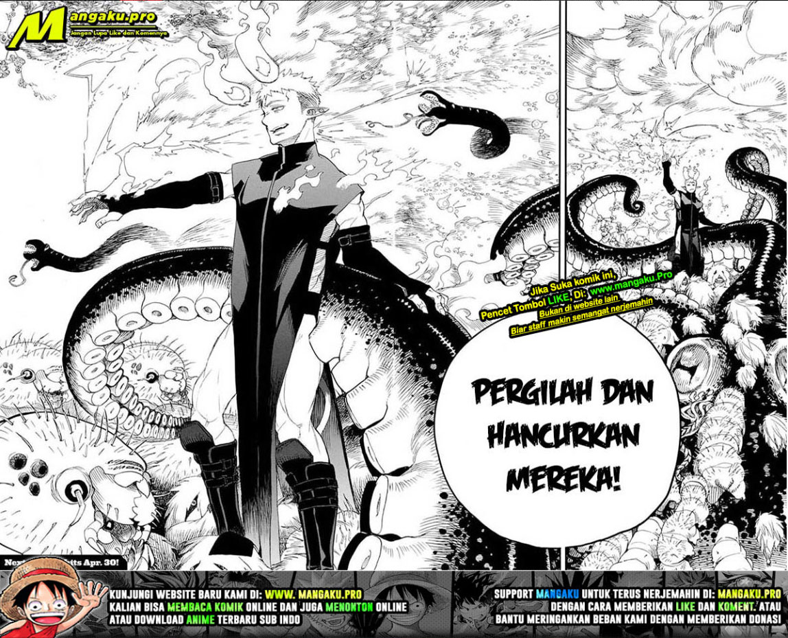 Ao no Exorcist Chapter 129.2 Gambar 6