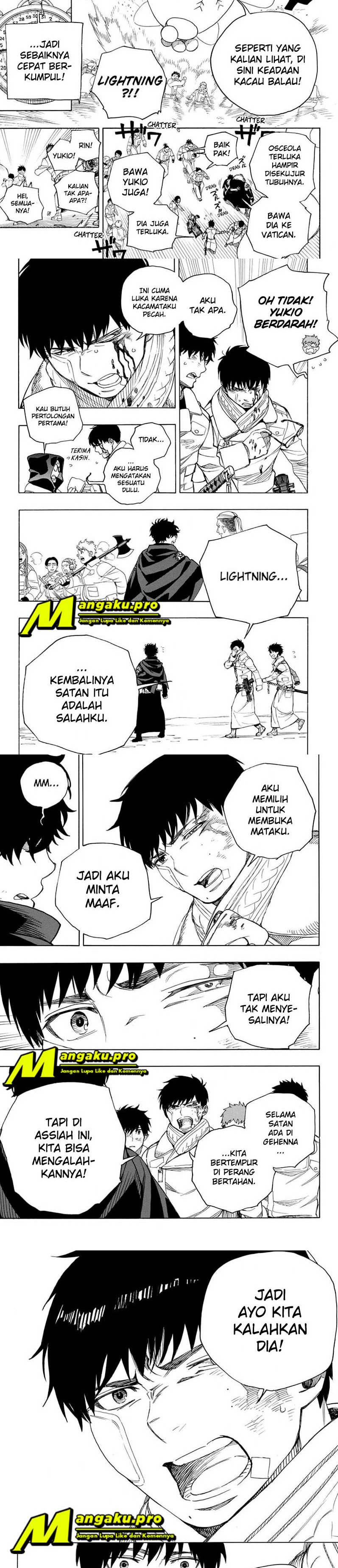 Ao no Exorcist Chapter 130.2 Gambar 2