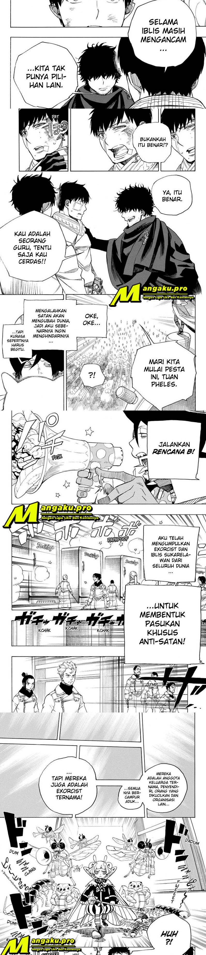 Ao no Exorcist Chapter 130.2 Gambar 3