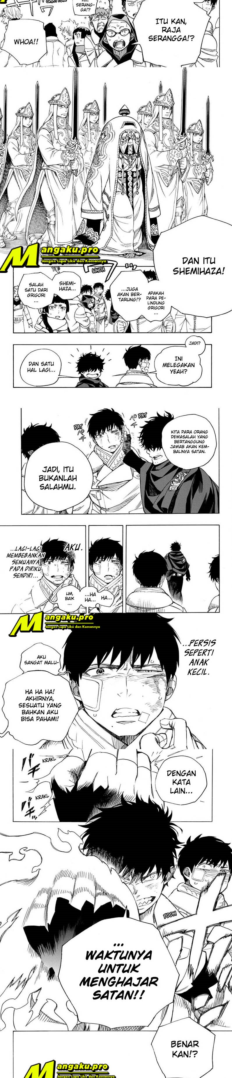 Ao no Exorcist Chapter 130.2 Gambar 4