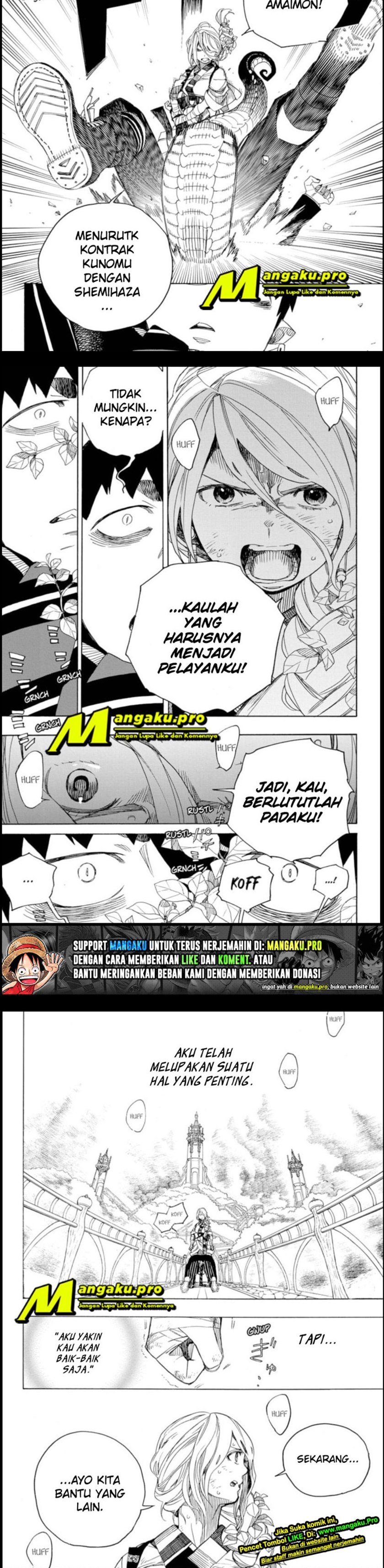 Ao no Exorcist Chapter 131.1 Gambar 6