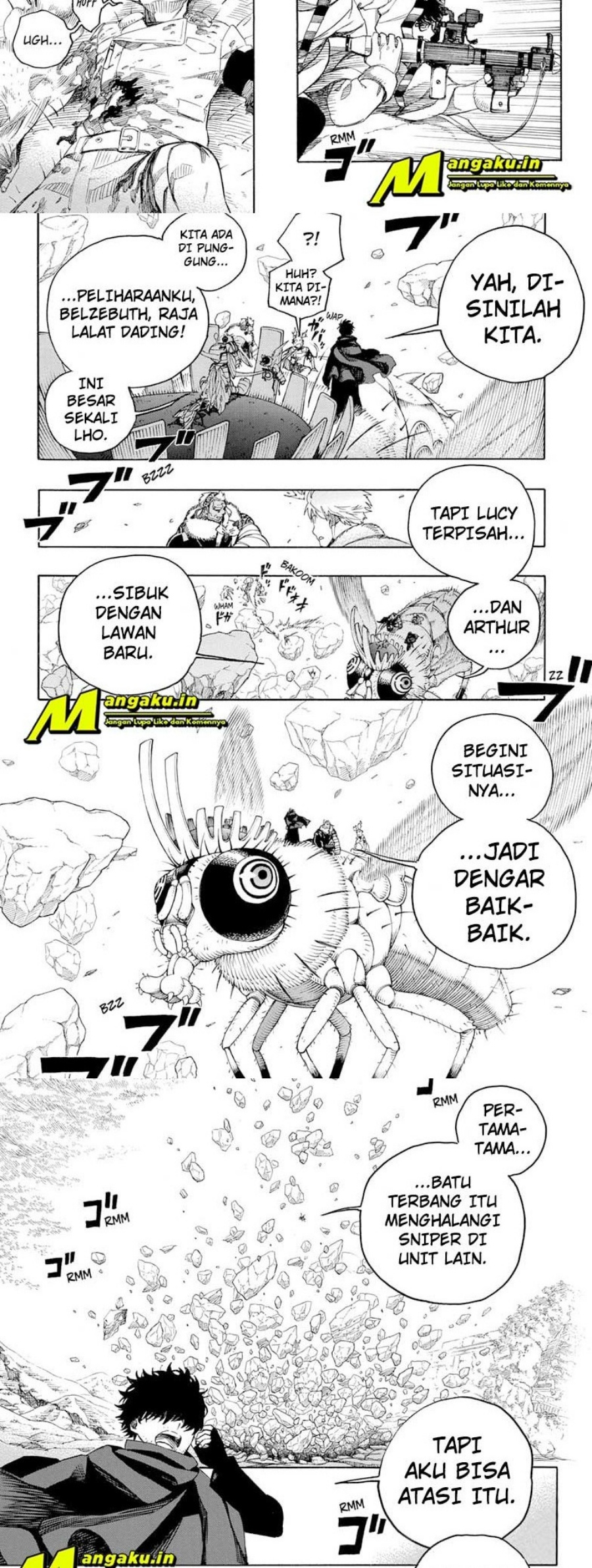 Ao no Exorcist Chapter 136 Gambar 4