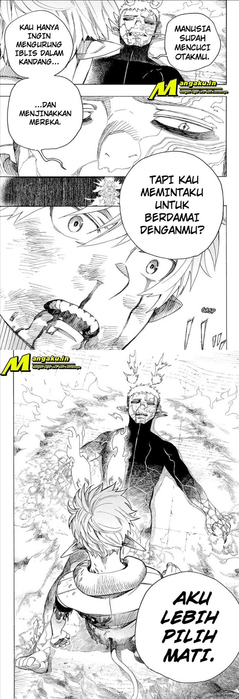 Ao no Exorcist Chapter 138.2 Gambar 2