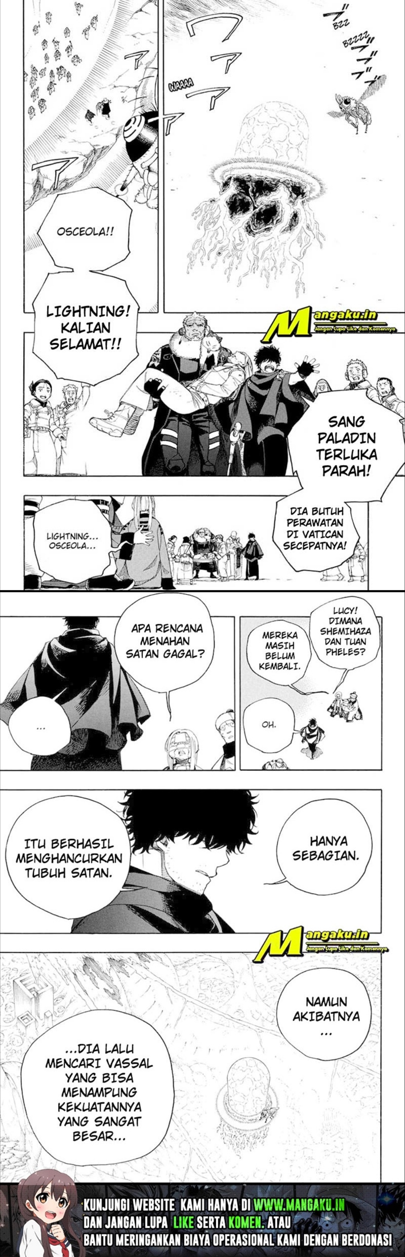Ao no Exorcist Chapter 138.2 Gambar 6