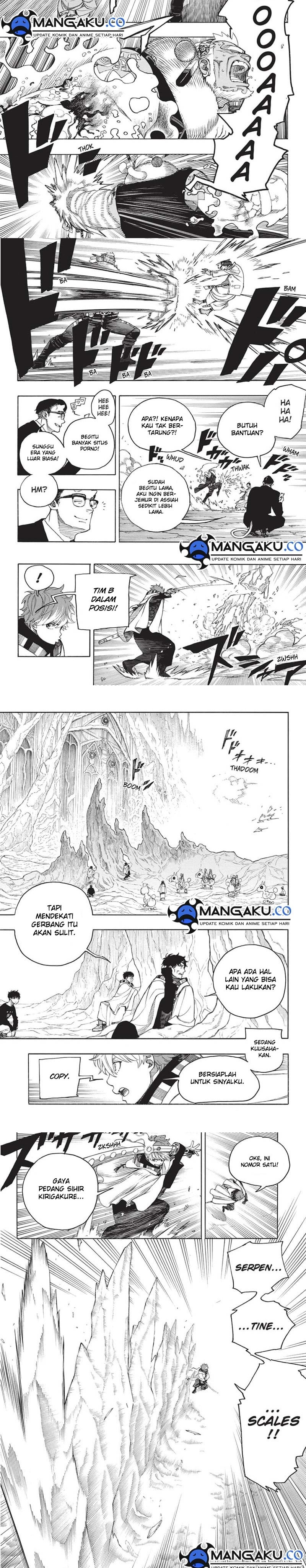 Ao no Exorcist Chapter 146.2 Gambar 3