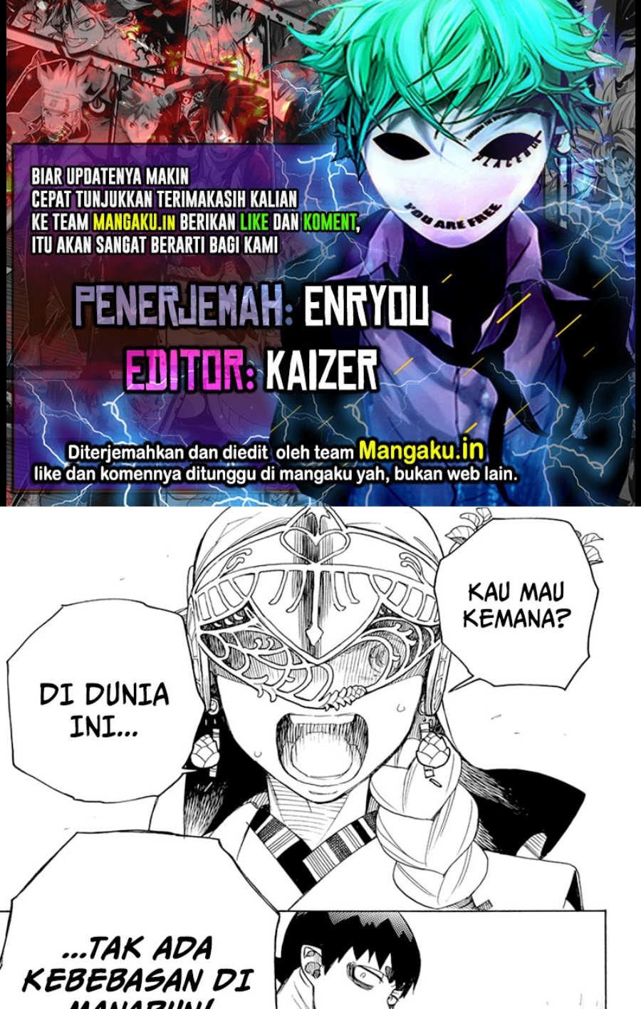 Ao no Exorcist Chapter 156.2 Gambar 1