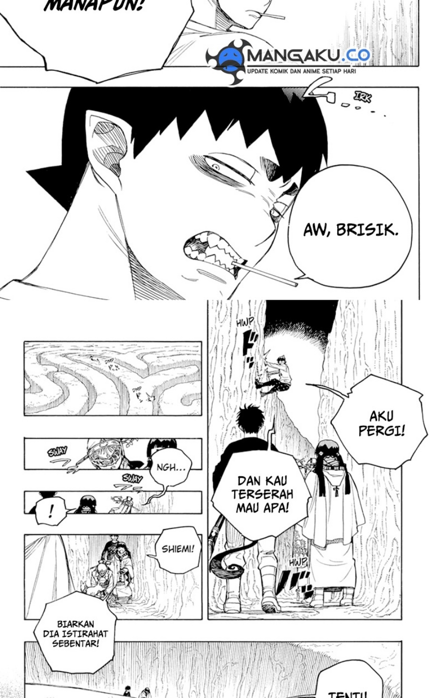 Ao no Exorcist Chapter 156.2 Gambar 2