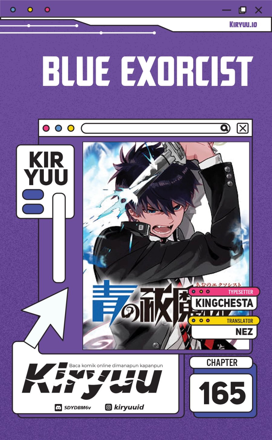 Ao no Exorcist Chapter 165 Gambar 1