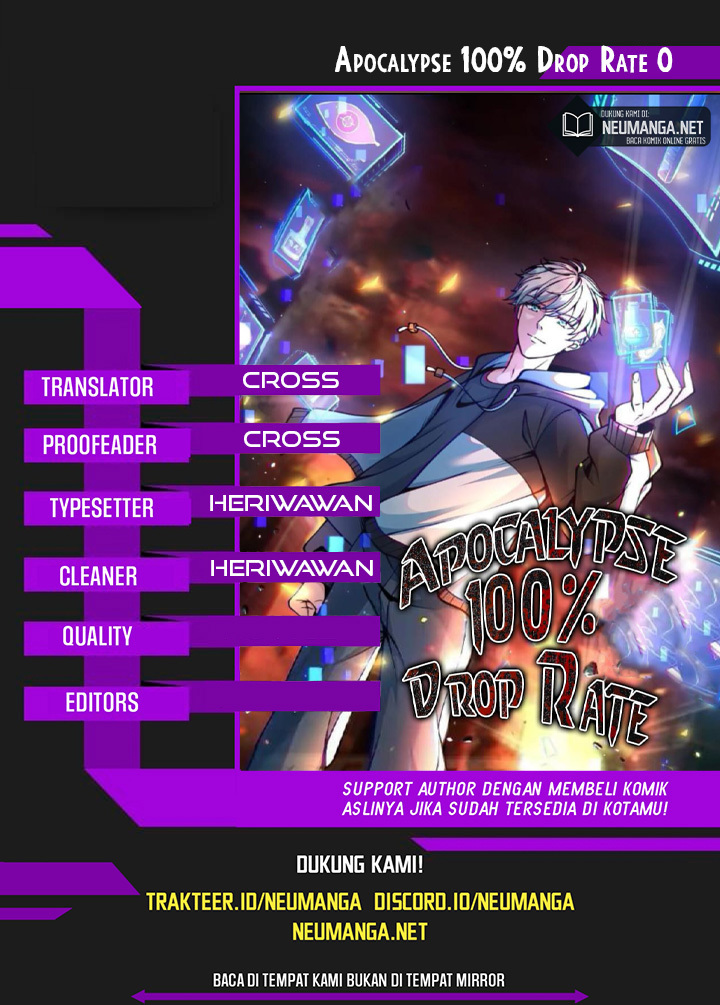 Apocalypse 100% Drop Rate Chapter 09 Gambar 1