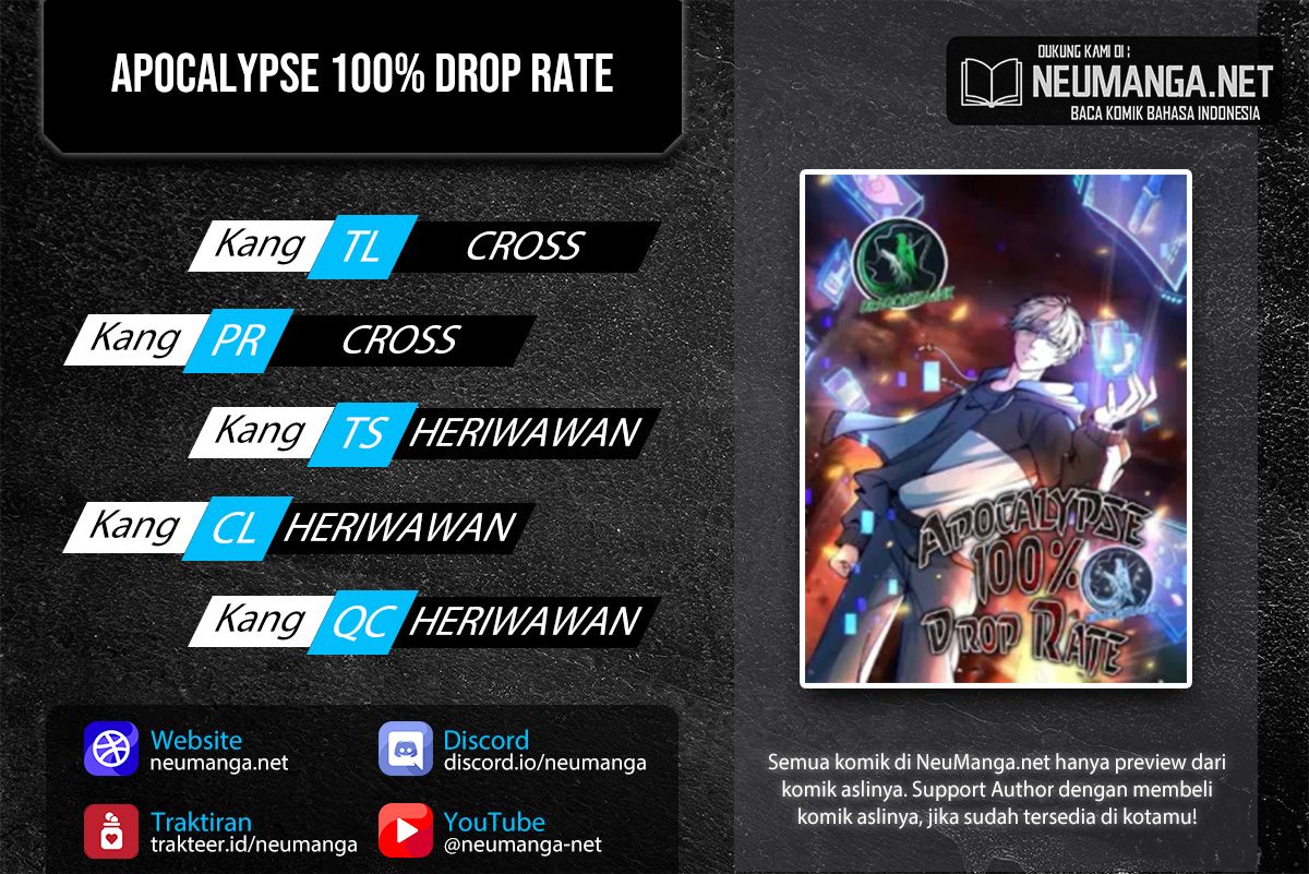 Apocalypse 100% Drop Rate Chapter 11 Gambar 1