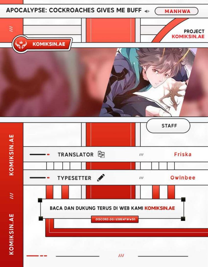 Apocalypse: Cockroaches Gives Me Buff Chapter 34 Gambar 1