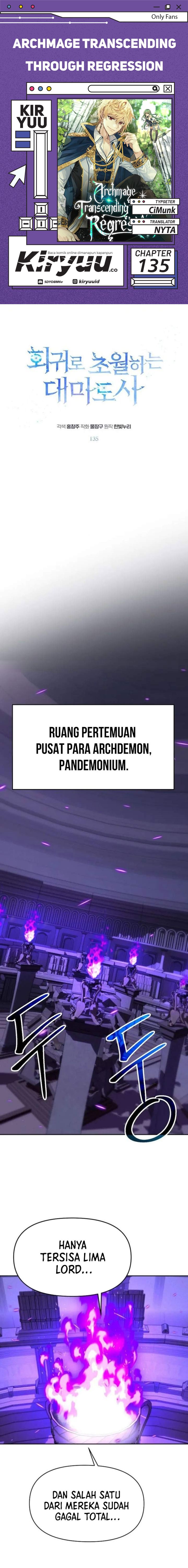 Archmage Transcending Through Regression Chapter 135 Gambar 1