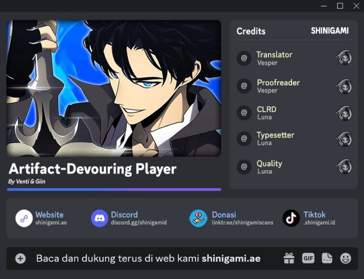 Artifact-Devouring Player Chapter 01 Gambar 1