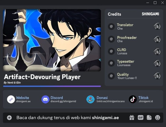 Artifact-Devouring Player Chapter 14 Gambar 1