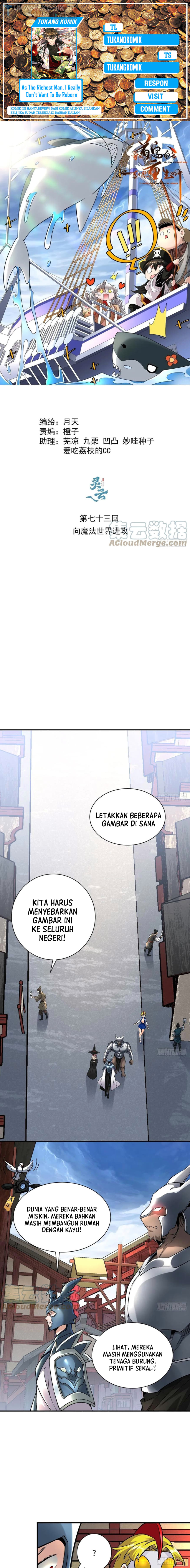 As The Richest Man, I Really Don’t Want To Be Reborn Chapter 73 Gambar 1