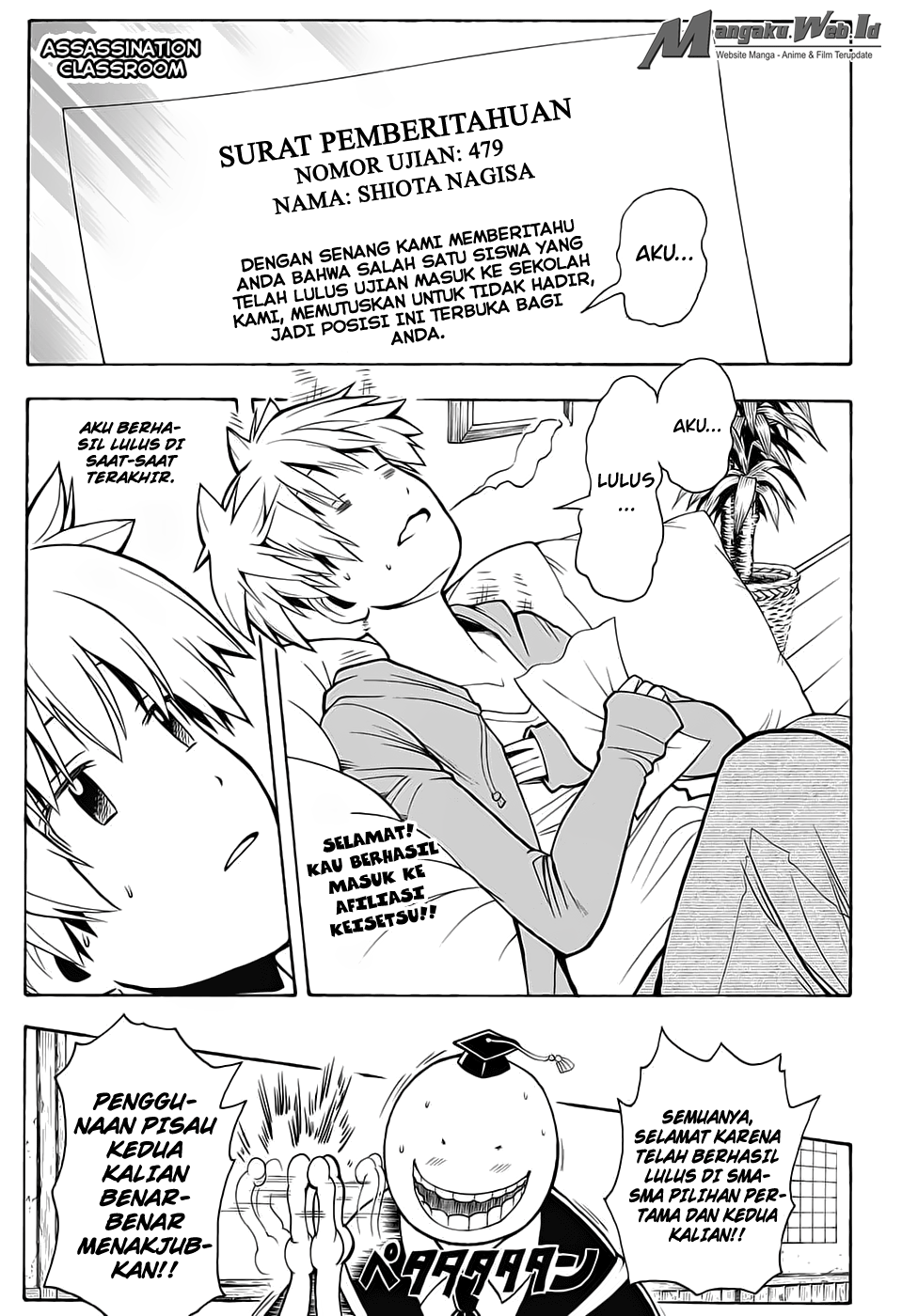 Assassination Classroom Chapter 162 Gambar 1