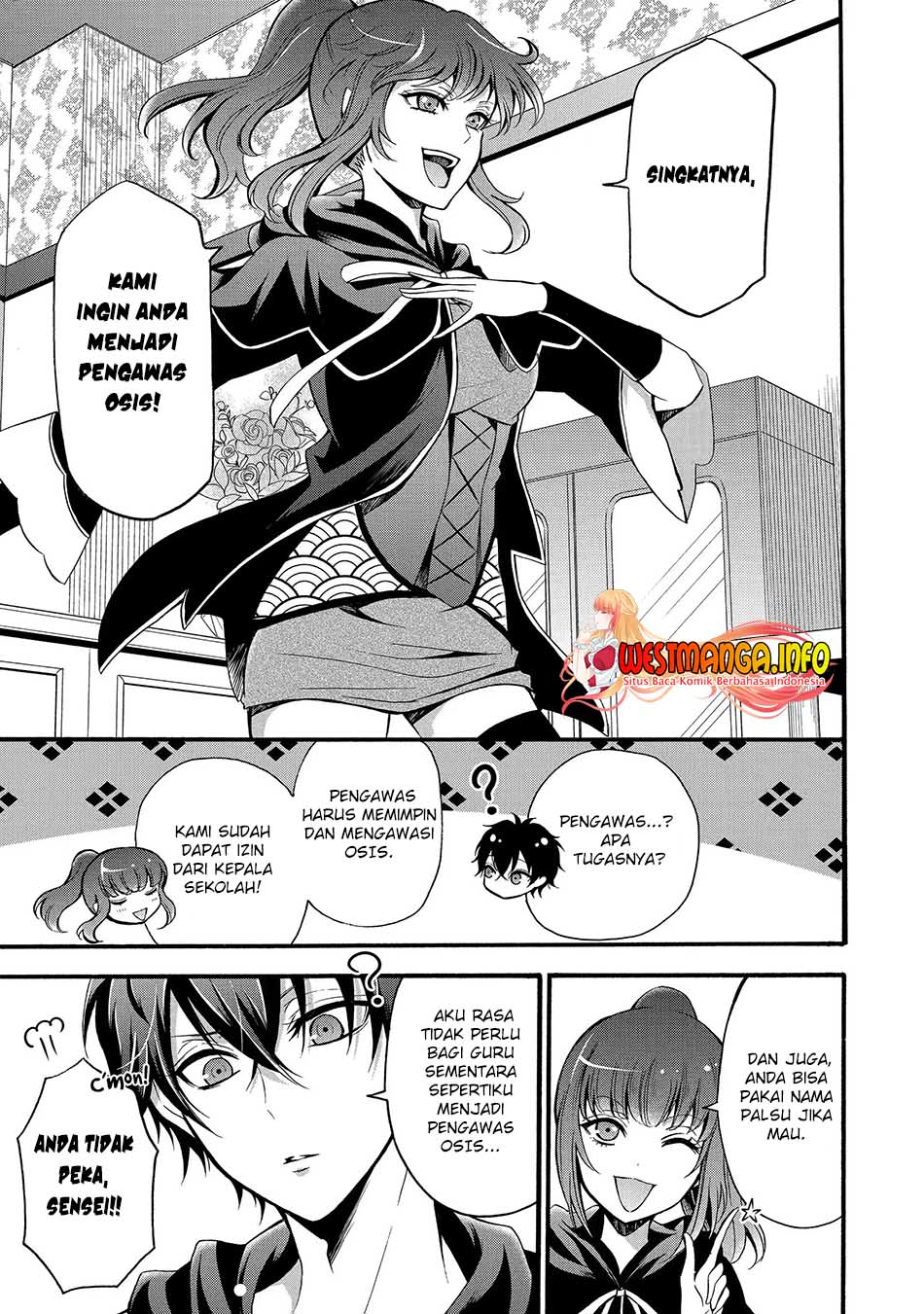 Assistant Teacher In a Magical Girls School (Mahou Shoujo Gakuen no Suketto Kyoushi) Chapter 13.1 Gambar 6