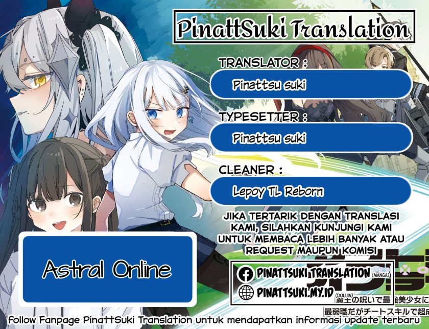 Astral Online – Maou no Noroi de Saikyou Bishoujo ni natta Ore, Saijaku Shoku da ga Cheat Skill de Chou Seichou shite Musou suru Chapter 09 Gambar 1