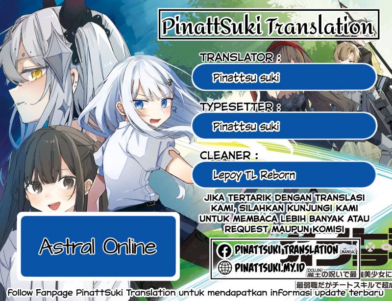Astral Online – Maou no Noroi de Saikyou Bishoujo ni natta Ore, Saijaku Shoku da ga Cheat Skill de Chou Seichou shite Musou suru Chapter 14 Gambar 1
