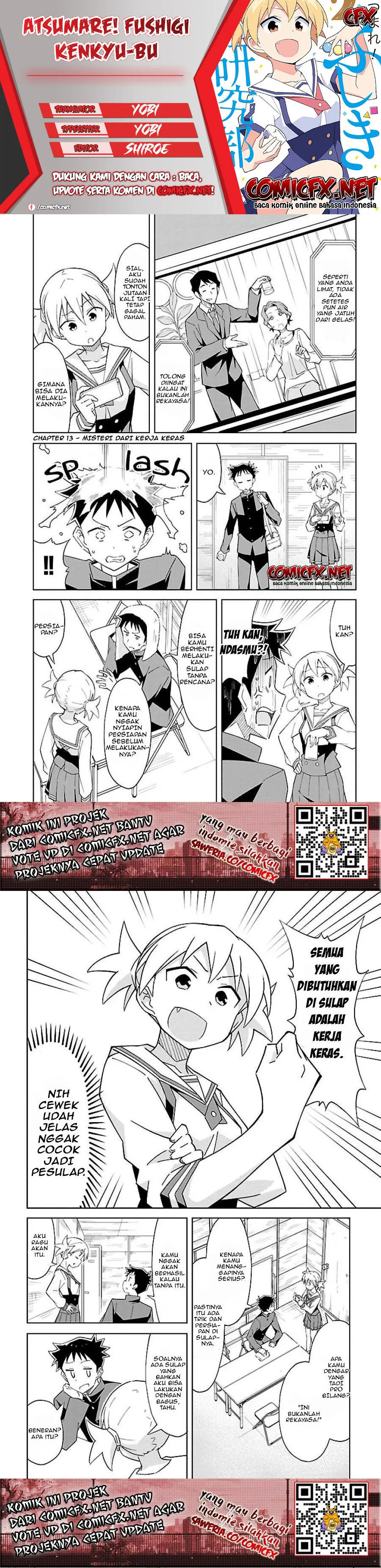 Atsumare! Fushigi Kenkyuubu Chapter 13 Gambar 1