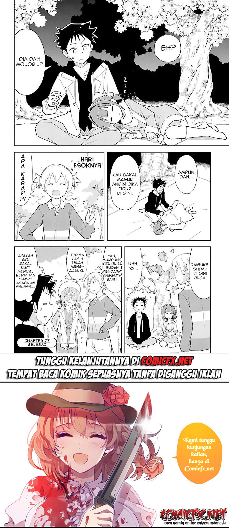 Atsumare! Fushigi Kenkyuubu Chapter 77 Gambar 9
