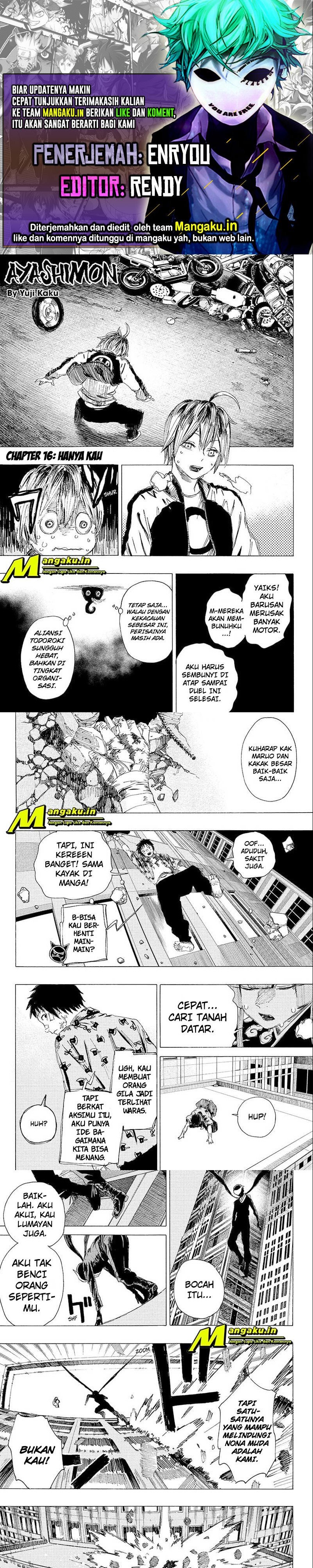 Ayashimon Chapter 16 Gambar 1