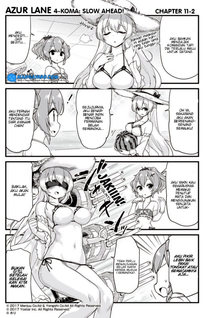 Azur Lane 4-koma: Slow Ahead Chapter 10.5-12 Gambar 4