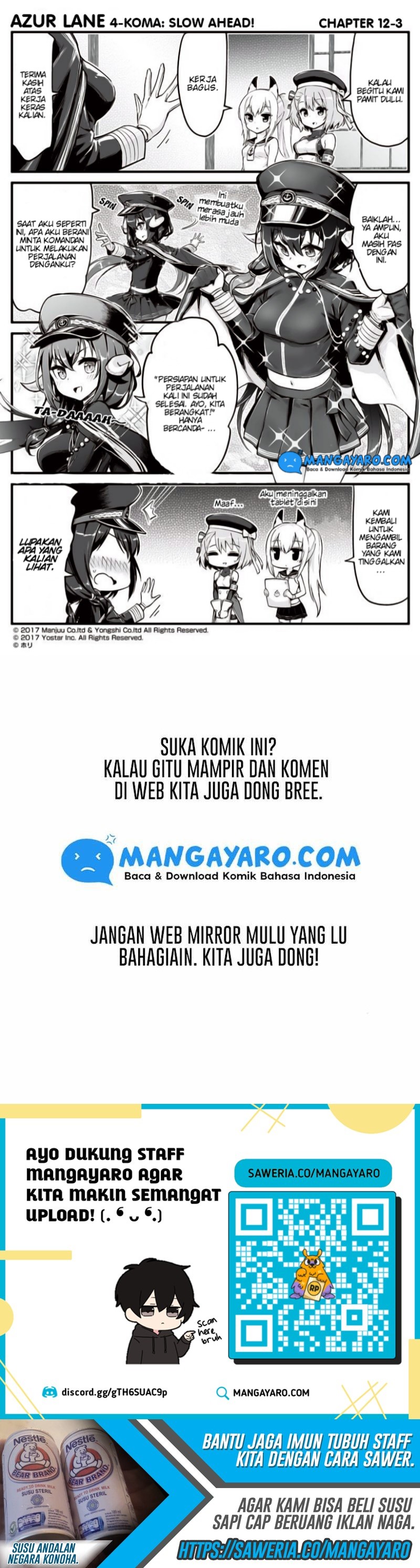 Azur Lane 4-koma: Slow Ahead Chapter 10.5-12 Gambar 8