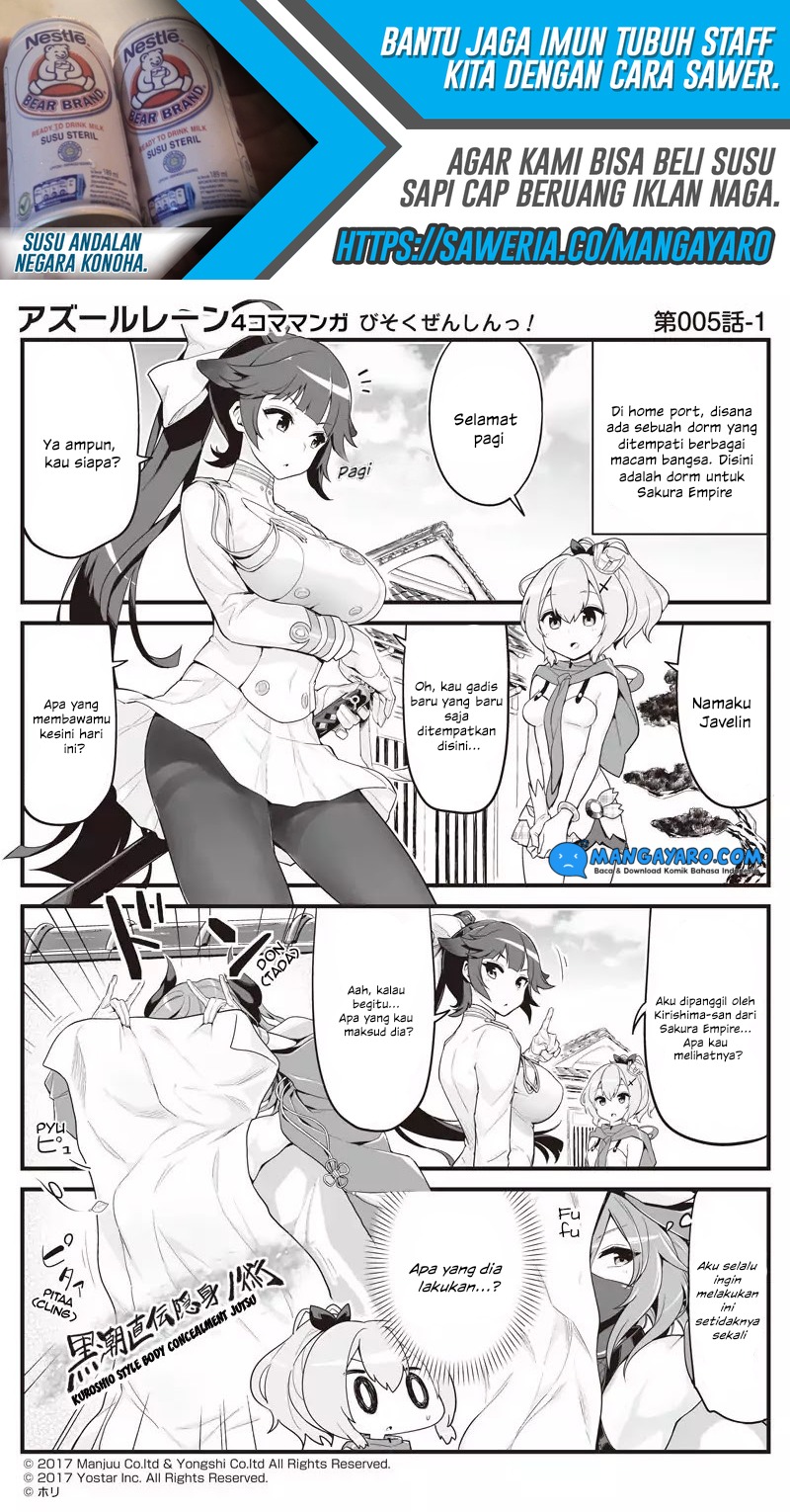 Azur Lane 4-koma: Slow Ahead Chapter 04-05 Gambar 6