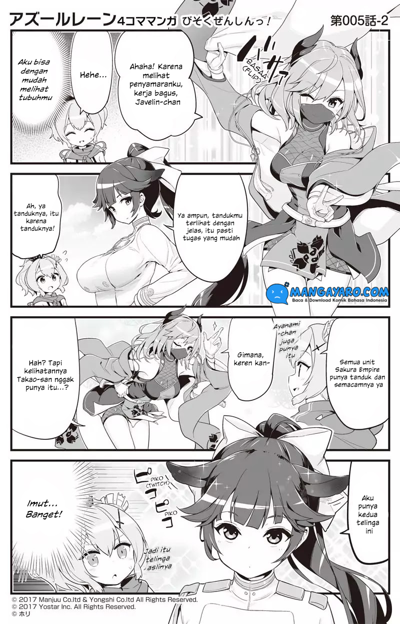 Azur Lane 4-koma: Slow Ahead Chapter 04-05 Gambar 7