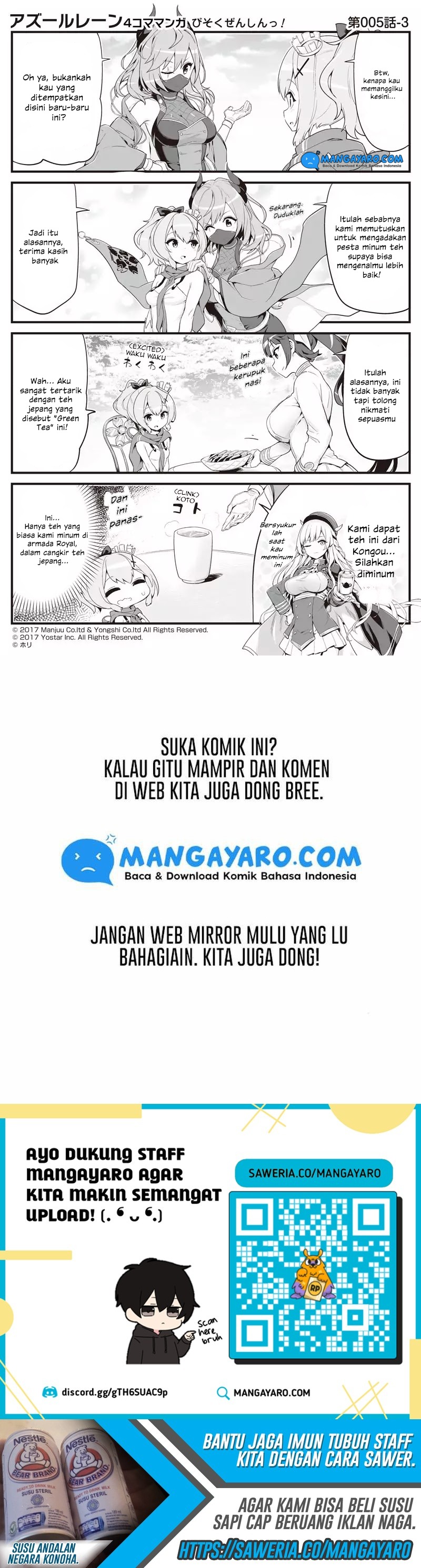 Azur Lane 4-koma: Slow Ahead Chapter 04-05 Gambar 8
