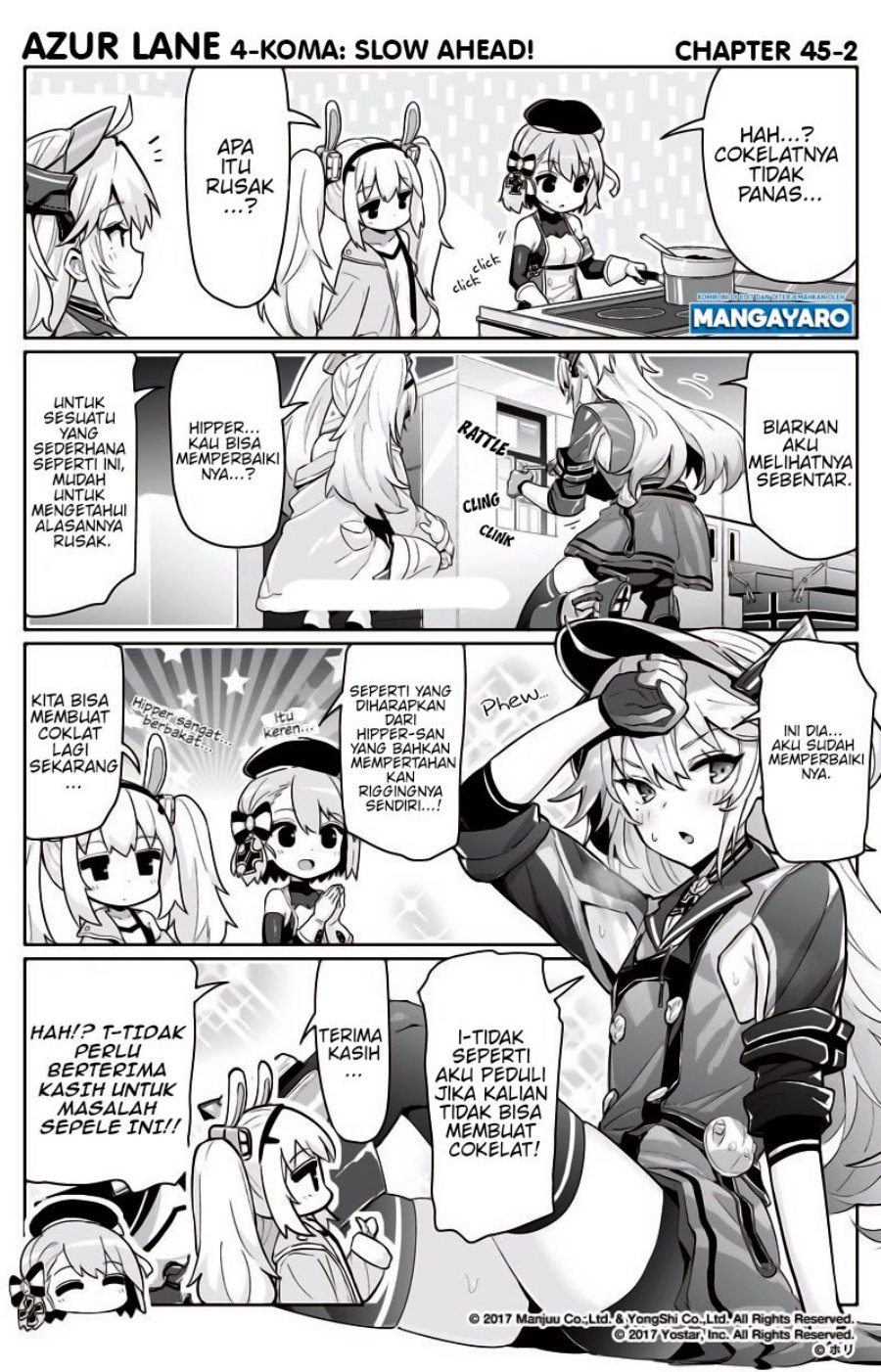 Azur Lane 4-koma: Slow Ahead Chapter 45-46 Gambar 3