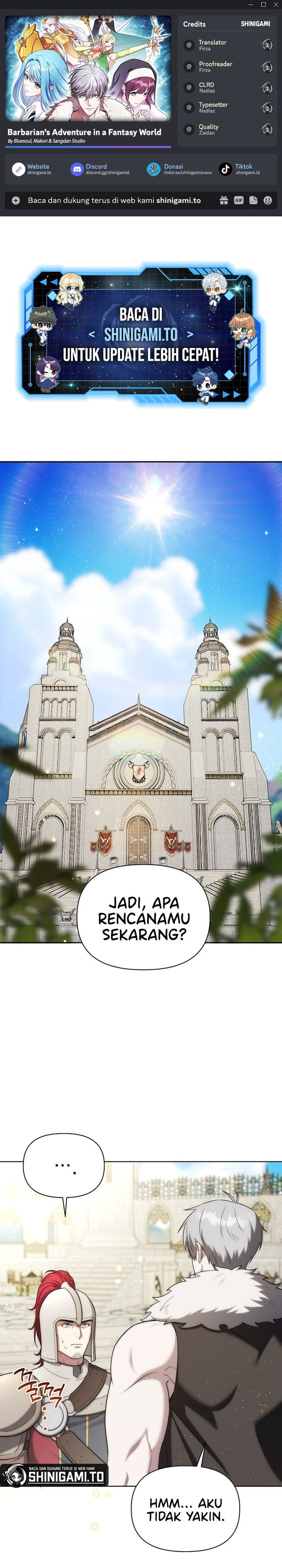 Barbarian’s Adventure In A Fantasy World Chapter 16 Gambar 1