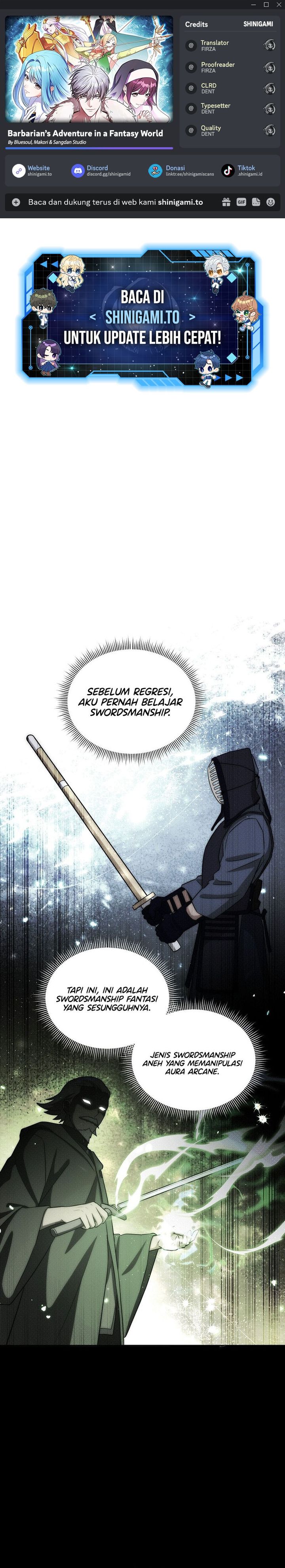 Barbarian’s Adventure In A Fantasy World Chapter 20 Gambar 1