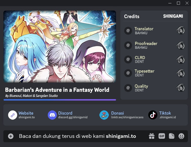 Barbarian’s Adventure In A Fantasy World Chapter 21 Gambar 1