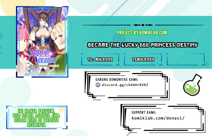 Became The Lucky 666 Princess Destiny Chapter 07 Gambar 1