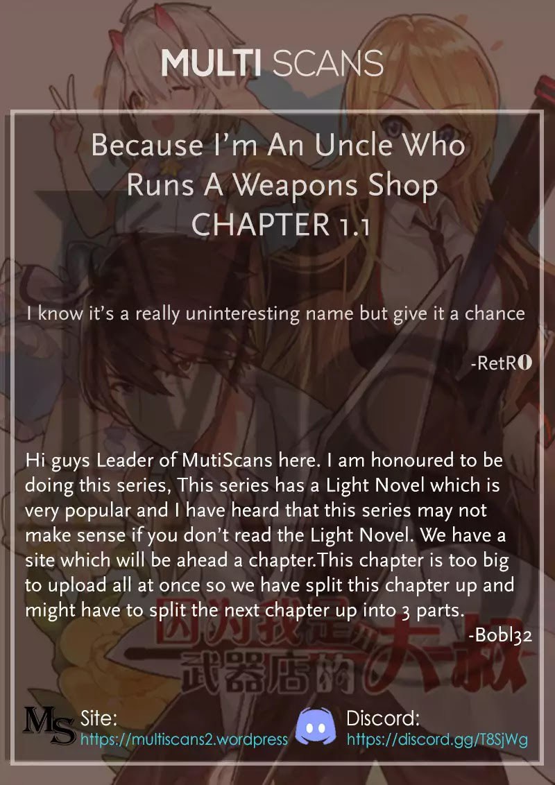 Because I’m An Uncle who Runs A Weapon Shop Chapter 01 Gambar 39