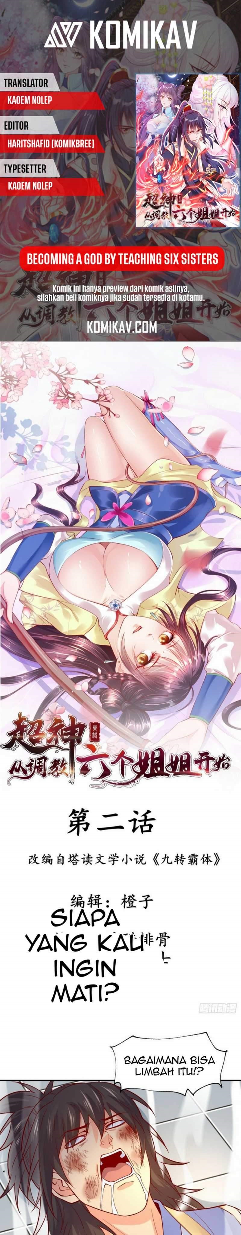 Becoming A God By Teaching Six Sisters Chapter 02 Gambar 1