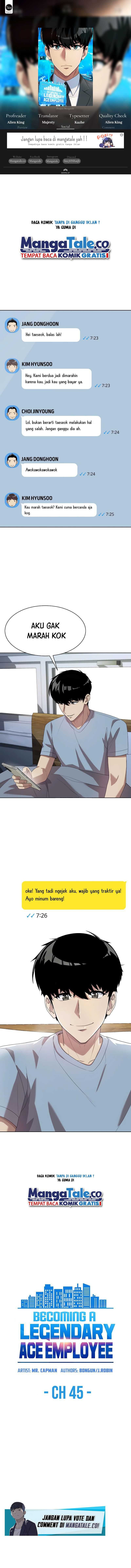 Becoming a Legendary Ace Employee Chapter 45 Gambar 1