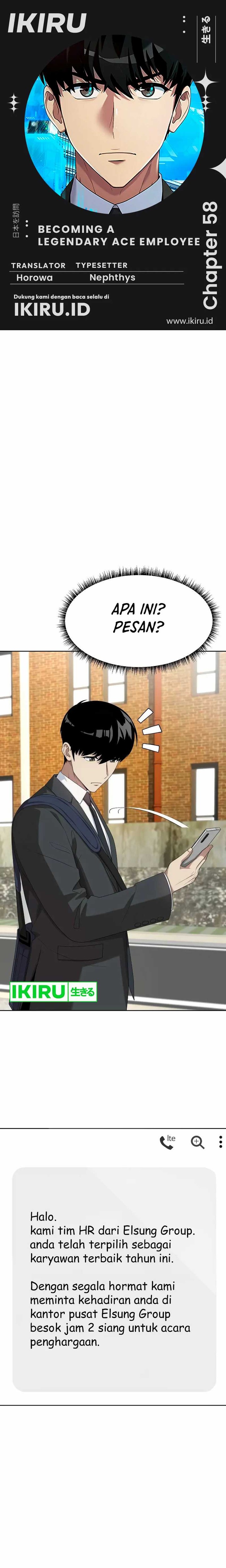 Becoming a Legendary Ace Employee Chapter 58 Gambar 1