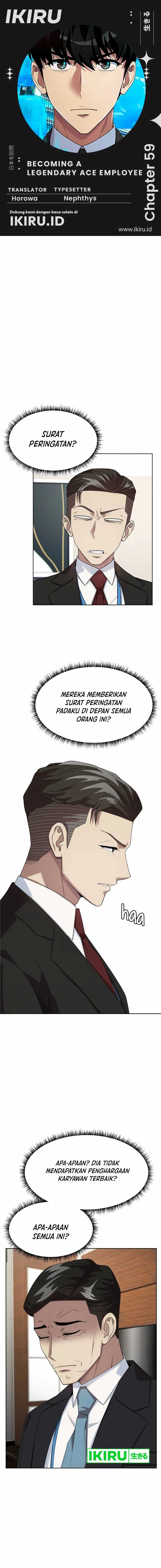 Becoming a Legendary Ace Employee Chapter 59 Gambar 1
