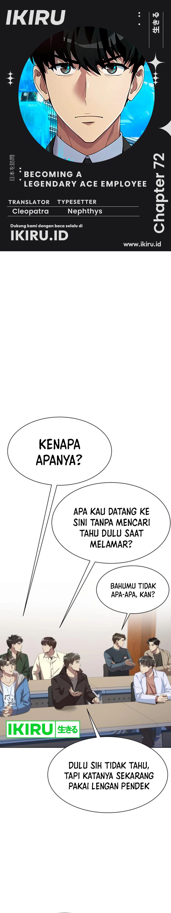 Becoming a Legendary Ace Employee Chapter 72 Gambar 1