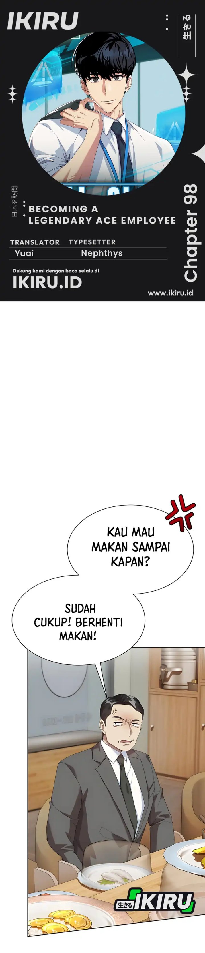 Becoming a Legendary Ace Employee Chapter 98 Gambar 1