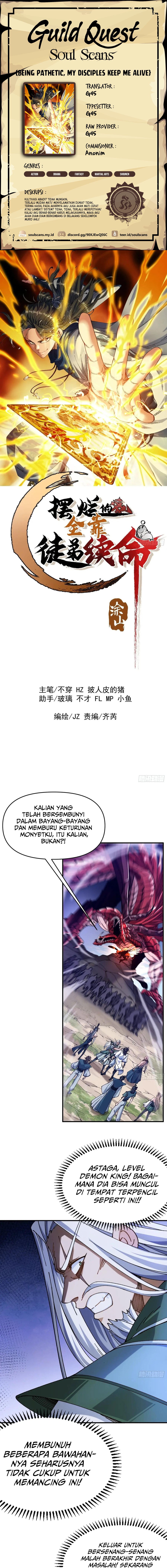 Being Pathetic, My Disciples Keep Me Alive Chapter 02 Gambar 1