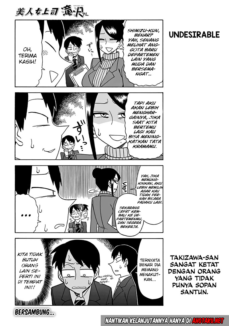 Bijin Onna Joushi Takizawa-san Chapter 09 Gambar 8