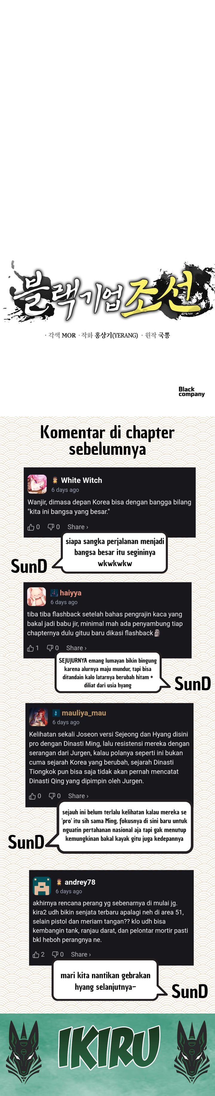 Black Corporation: Joseon Chapter 109 Gambar 53