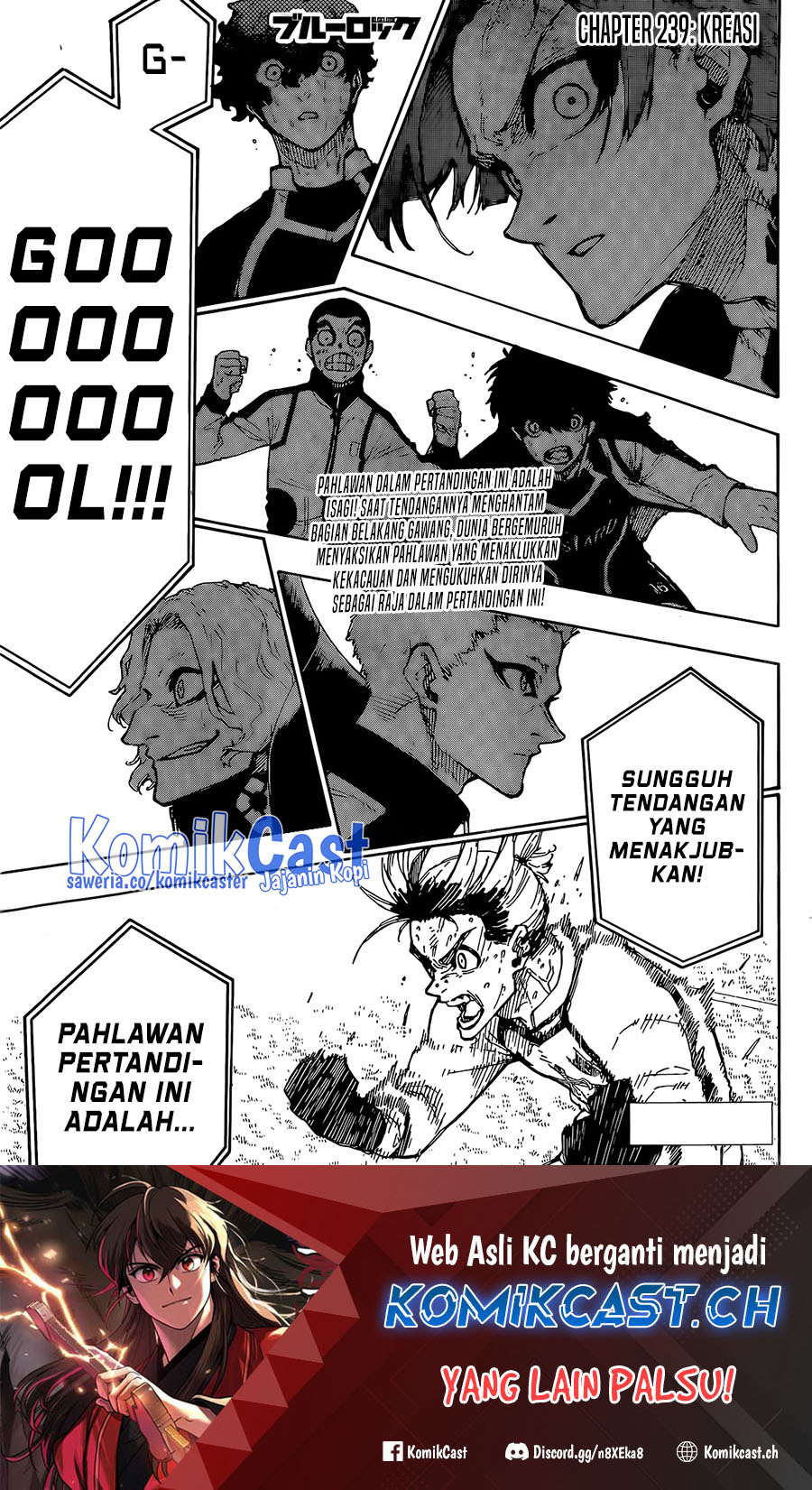 Blue Lock Chapter 239 Gambar 2