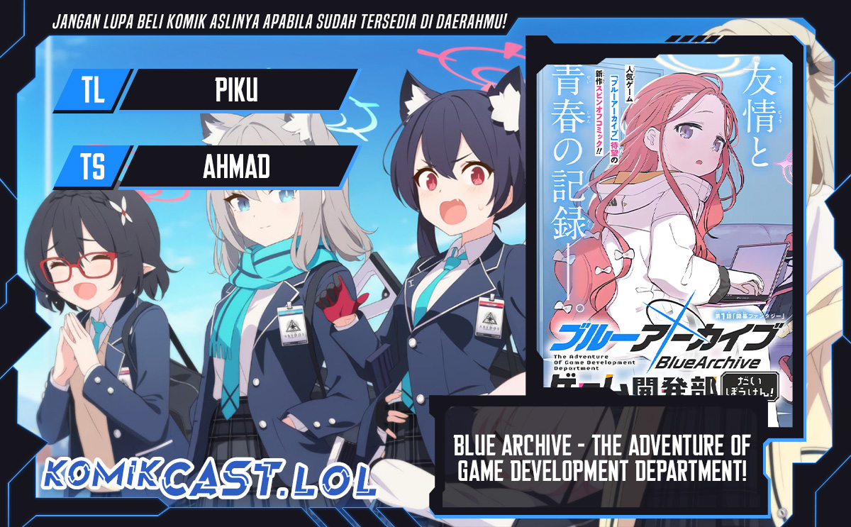 Blue Archive: The Adventure of Game Development Department! Chapter 01 Gambar 1