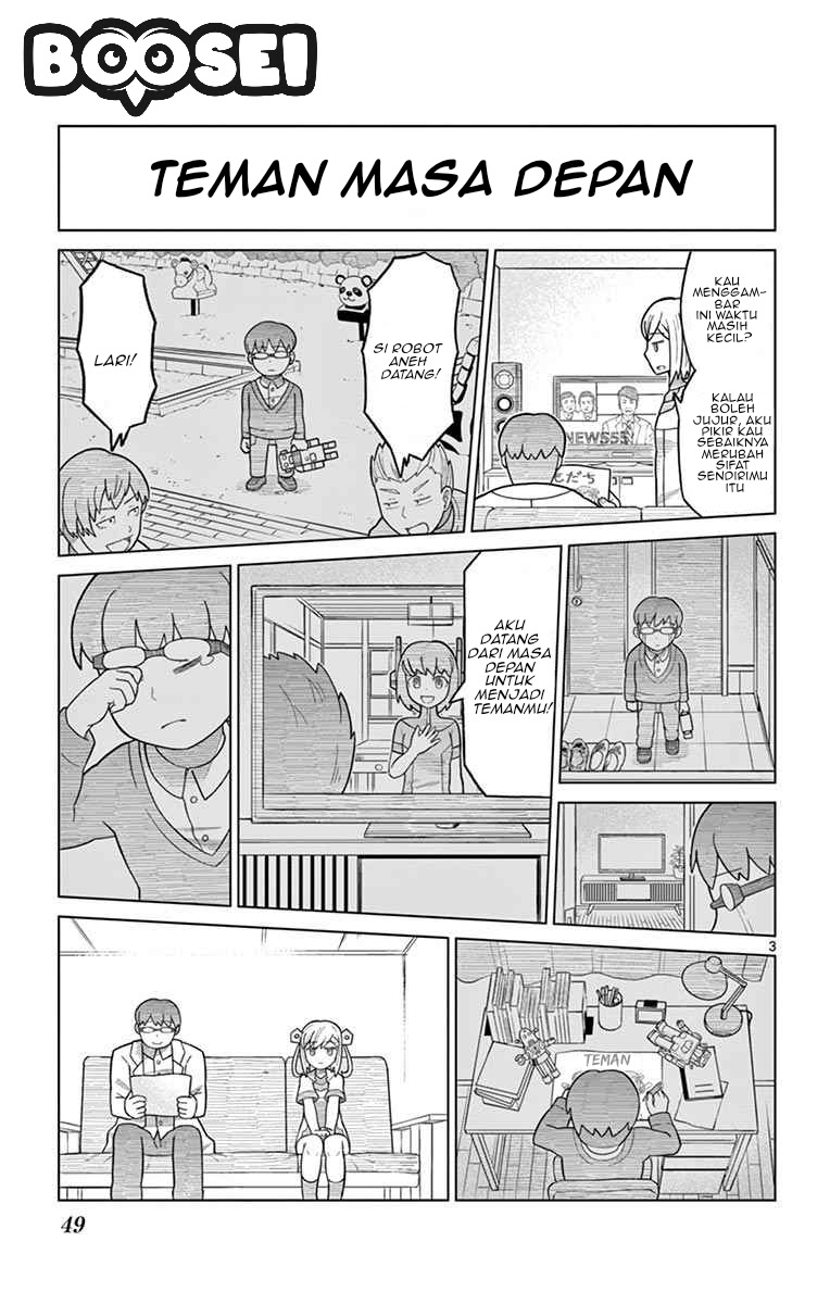 Bocchi Hakase to Robot Shoujo no Zetsubou Teki Utopia Chapter 04 Gambar 4